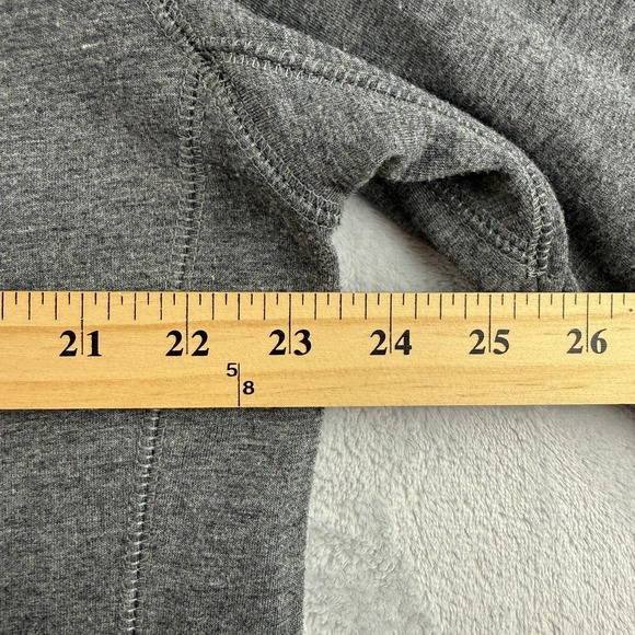 Burton Hoodie Mens Medium Gray Dryride Fleece Pullover Zipper Pocket Lined - Picture 12 of 14